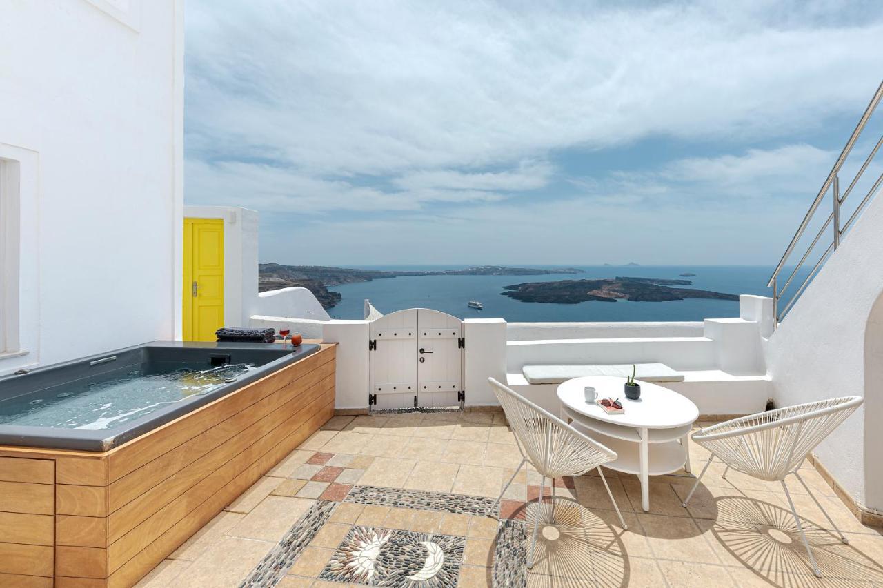 Calderas Hug & Panoramic Sea View - 3 Lux Suites Imerovigli  Zewnętrze zdjęcie