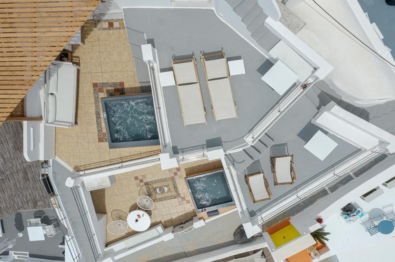 Calderas Hug & Panoramic Sea View - 3 Lux Suites Imerovigli  Zewnętrze zdjęcie