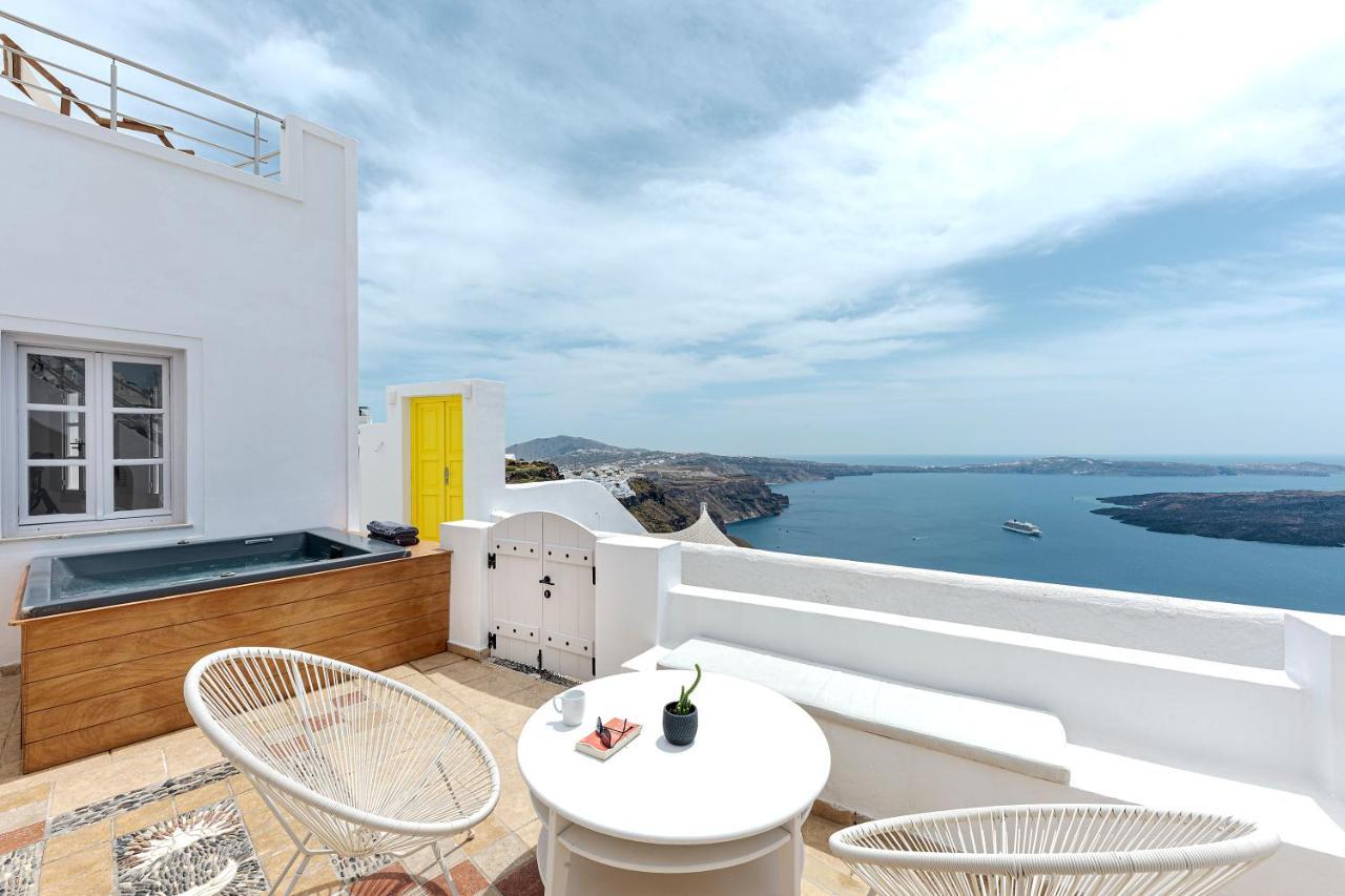 Calderas Hug & Panoramic Sea View - 3 Lux Suites Imerovigli  Zewnętrze zdjęcie