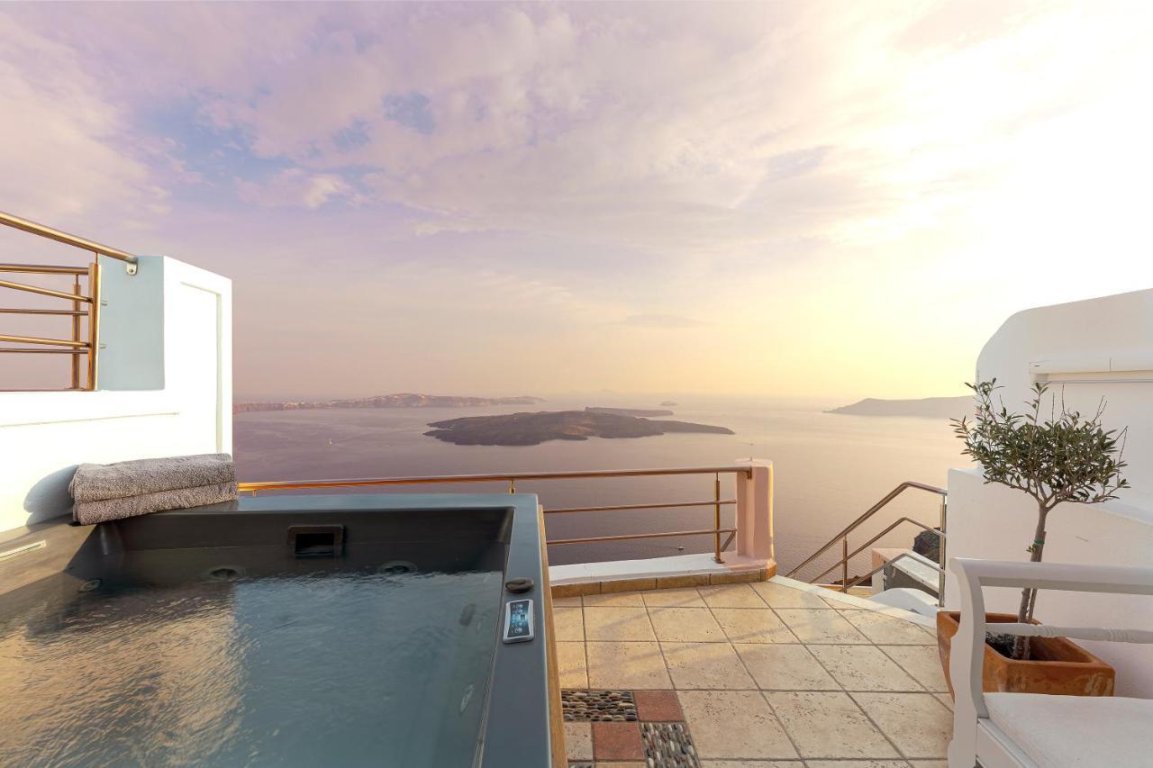 Calderas Hug & Panoramic Sea View - 3 Lux Suites Imerovigli  Zewnętrze zdjęcie